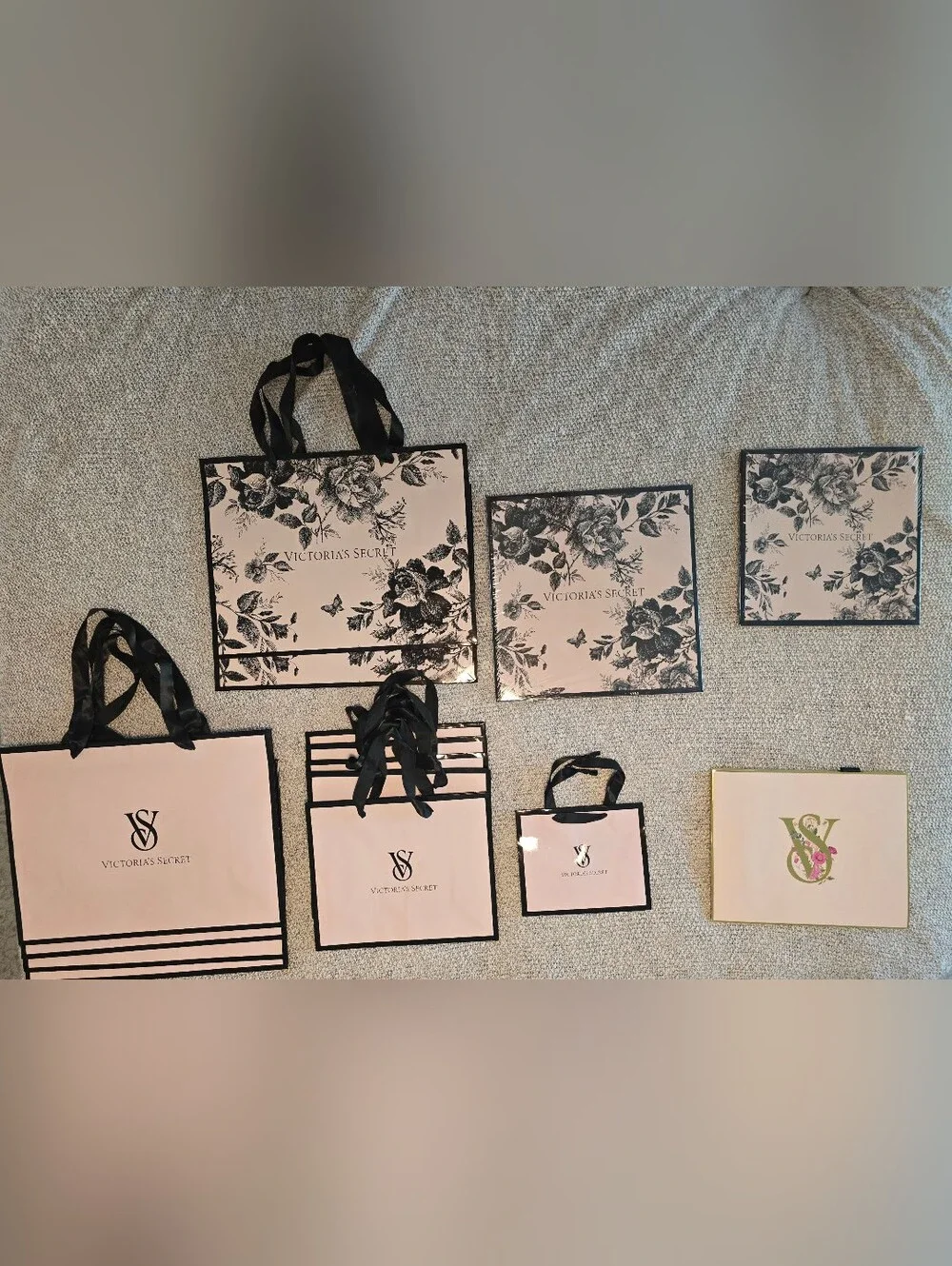 Victoria Secret Gift Bag & Gift Box Bundle